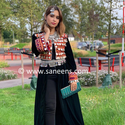 Afghan nikkah custom order coins dress by saneens