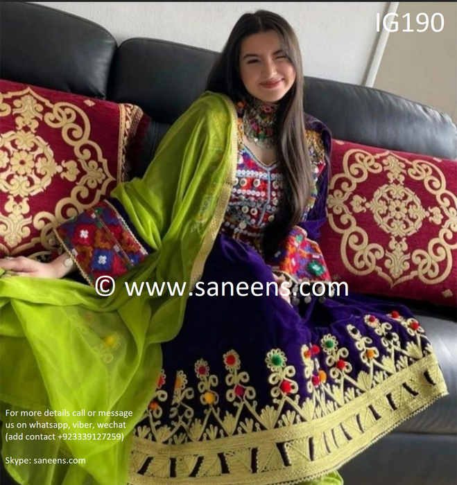 New Afghan custom order dress
