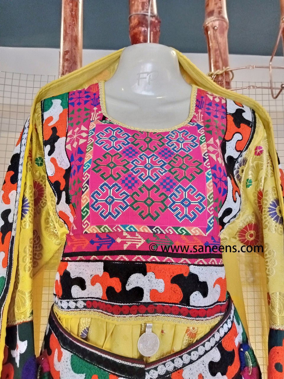 Buy new afghan fashionable embroidery clothes