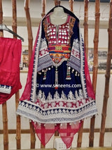 Afghan Bridal Embroidered Dress