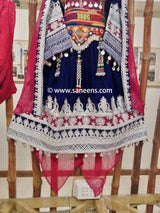 Afghan Bridal Embroidered Dress