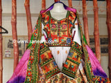 White Color Beautiful Afghan Clothes