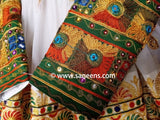White Color Beautiful Afghan Clothes