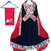 afghan fashion online handmade dress with mirror work