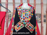 Afghan Mirror Work Bridal Frock