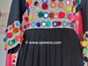 new black frock with mirror work