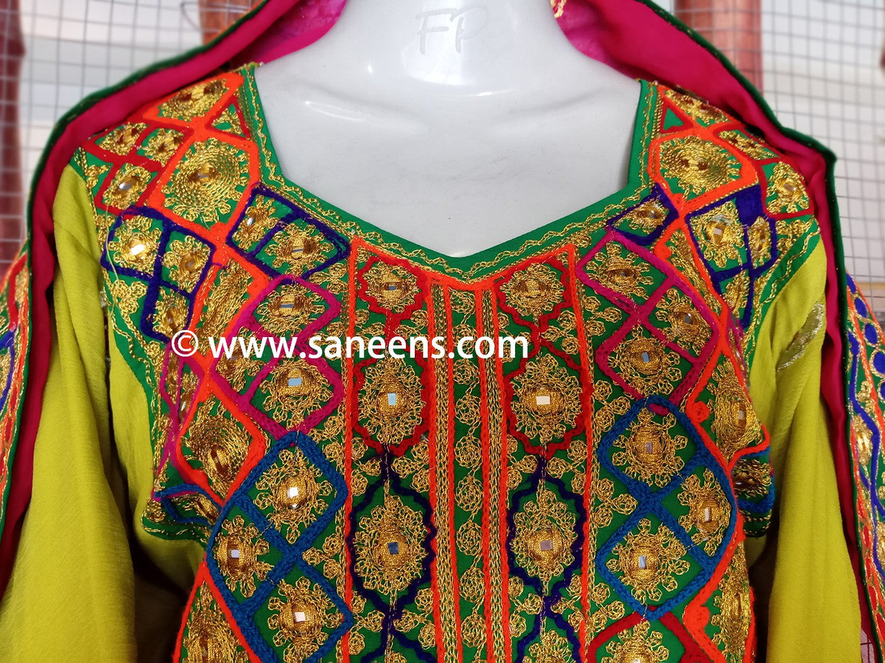 New Nikkah kuchi handmade yellow clothes