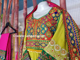 Hand Embroidered Afghan Girls Suit