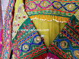 Hand Embroidered Afghan Girls Suit