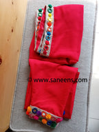 you can also use red pant and red shawl with this its your choise