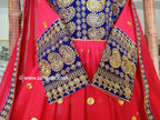 New Afghan red color frock