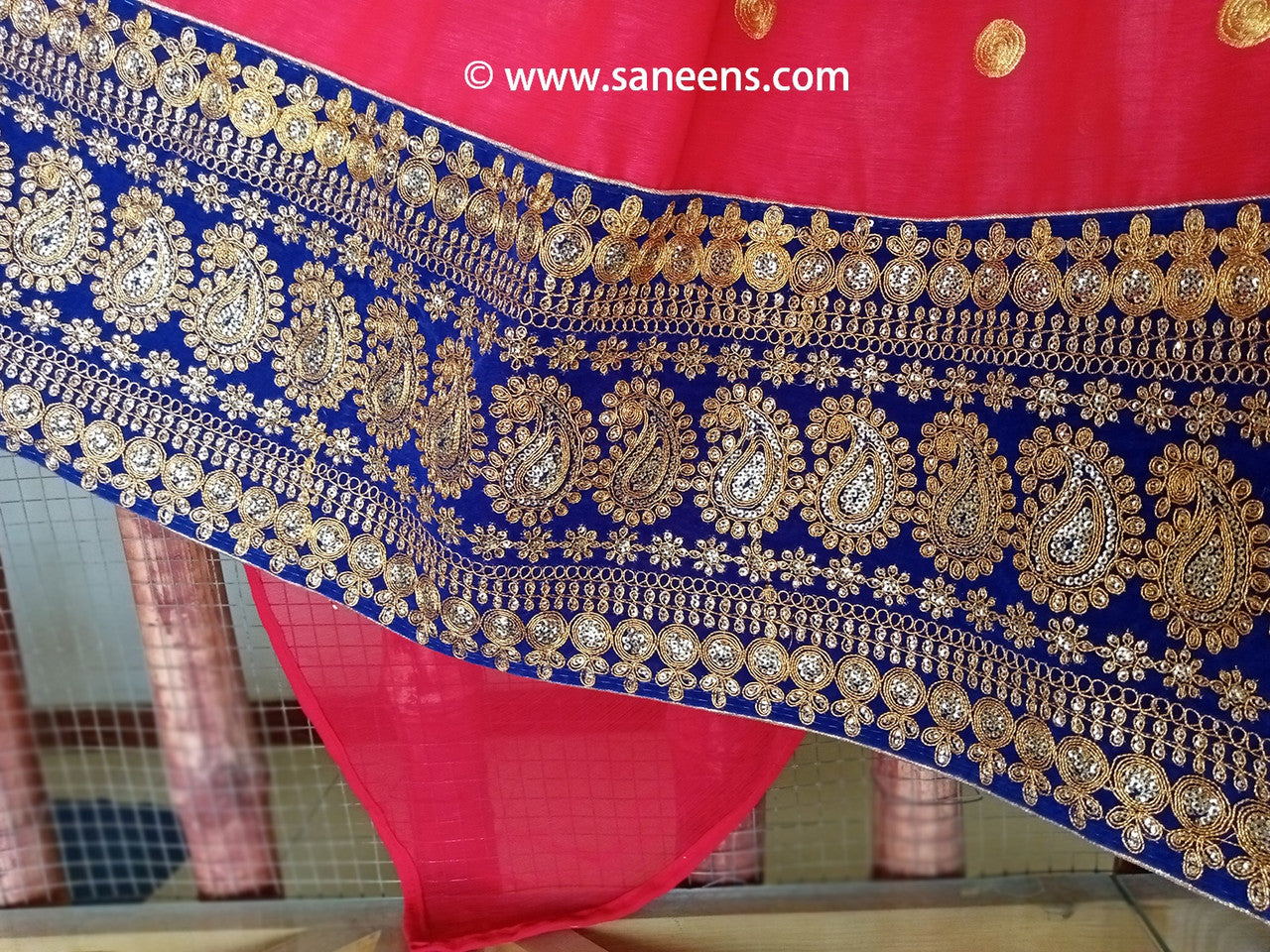 Saneens beautiful red long dress