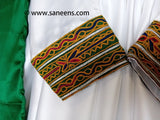 Elegant Afghan Embroidered Work Dress