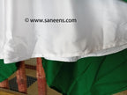 green and white handmade dresses