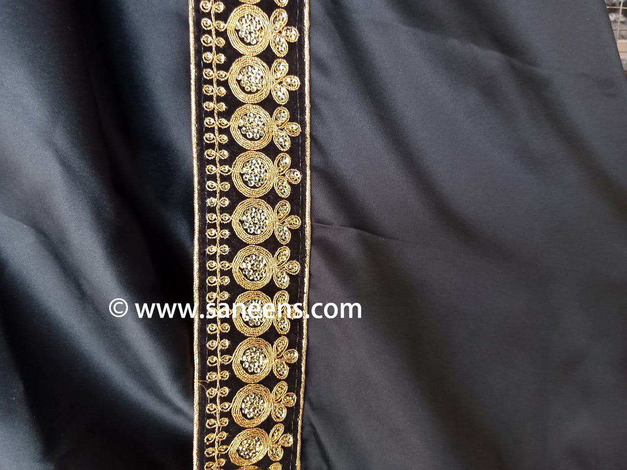 afghan henna night black dress