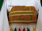 nikkah bridals white handmade frock