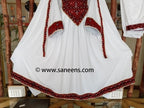 new afghan white dress