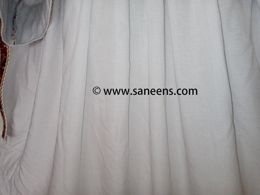 white frock for girl