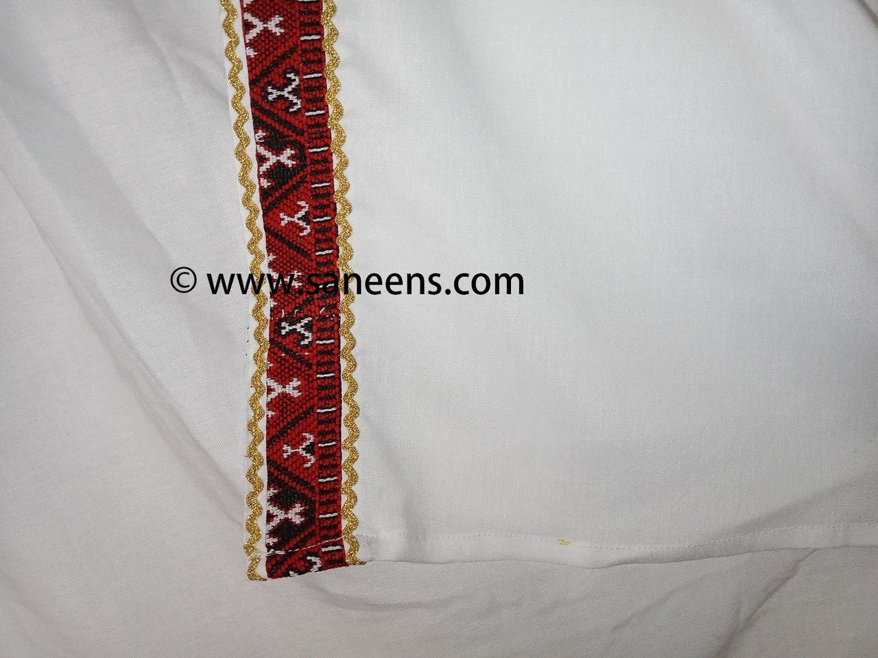 buy new afghan white long frock
