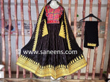 Traditional Afghan Eid Dress In Black Color