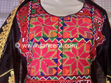Traditional Afghan Eid Dress In Black Color