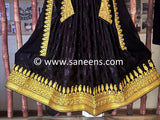 Traditional Afghan Eid Dress In Black Color