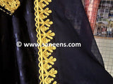 Traditional Afghan Eid Dress In Black Color