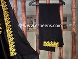 Traditional Afghan Eid Dress In Black Color
