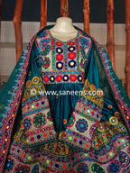 traditional afghan embroidery dress