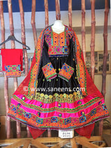 New Afghan Traditional Kochi  Simple embroidery three piece suit