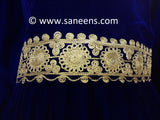 New Afghan Traditional chorma dozi work dress in blue color