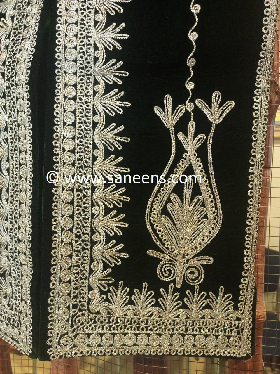 new online green vest by saneens