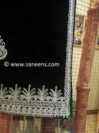 new velvet fabric beautiful embroidery vest