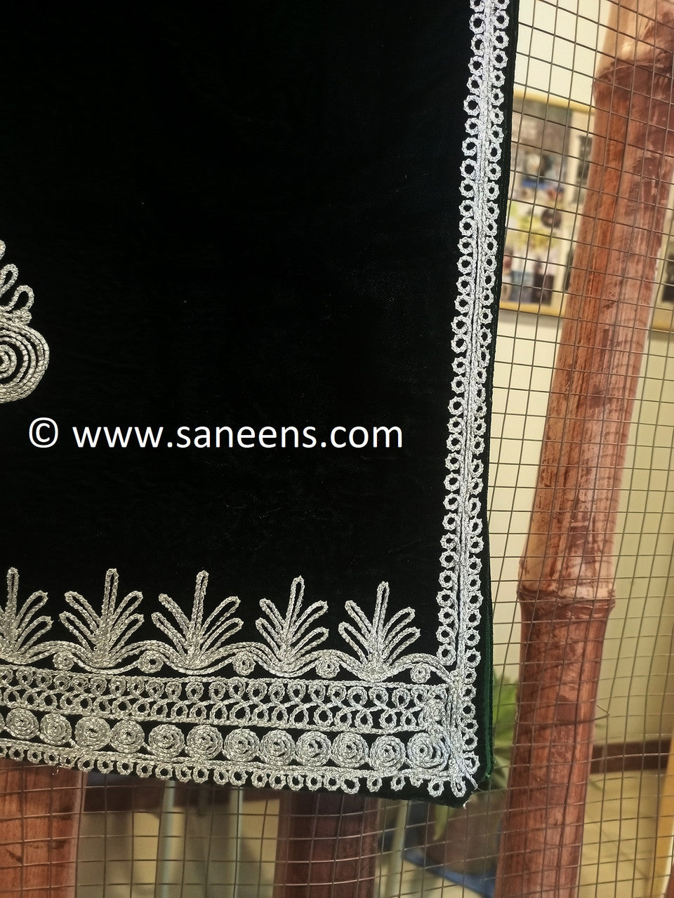 new velvet fabric beautiful embroidery vest