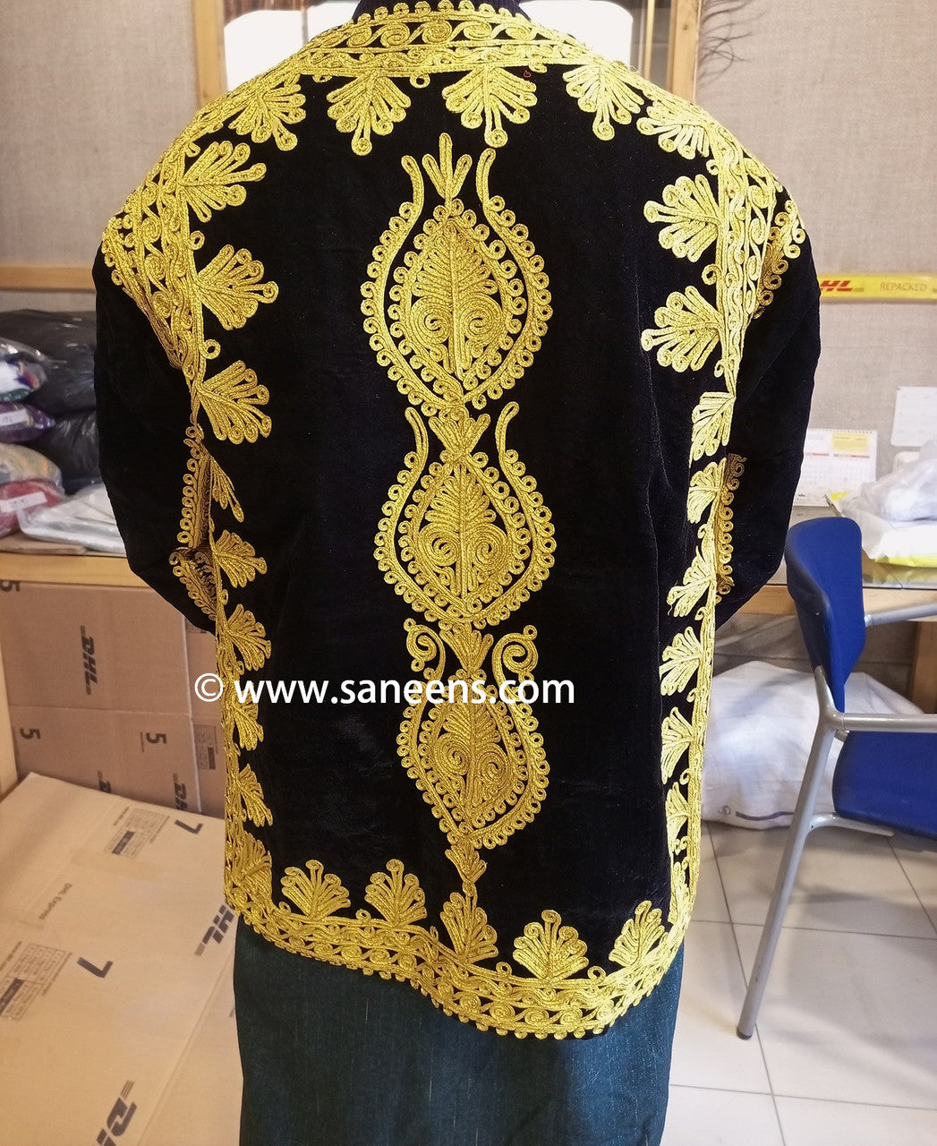 traditional afghan men vest