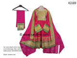 Pink Color Kuchi Girls Nikah Frock