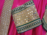 Pink Color Kuchi Girls Nikah Frock