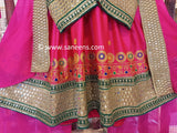 Pink Color Kuchi Girls Nikah Frock