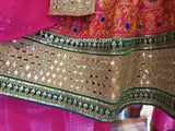 Pink Color Kuchi Girls Nikah Frock