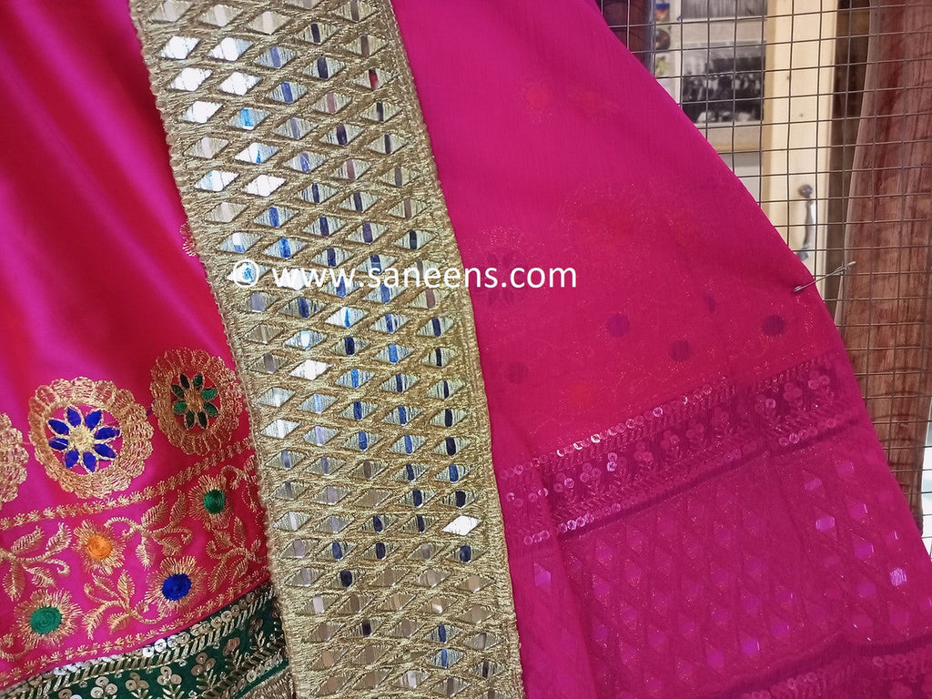 Afghan nikkah pink color dress