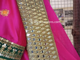 Pink Color Kuchi Girls Nikah Frock