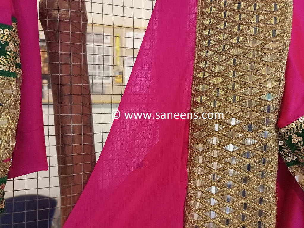 New Afghan  nikkah pink color dress