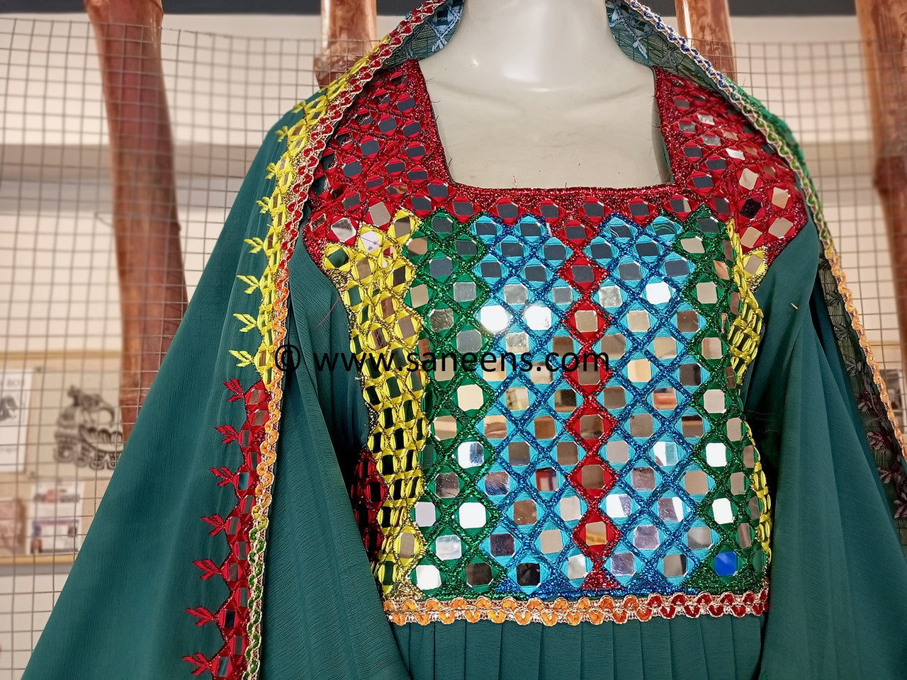 saneens afghan fashionable kuchi dress