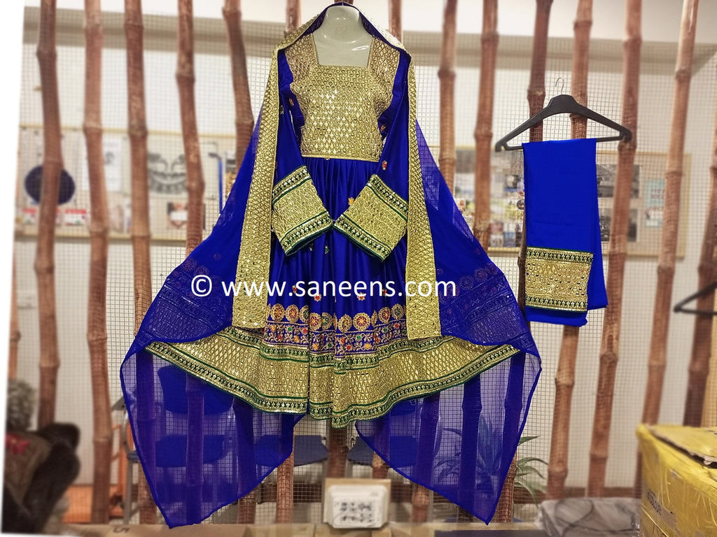 New Afghan fashion mirror work dress online