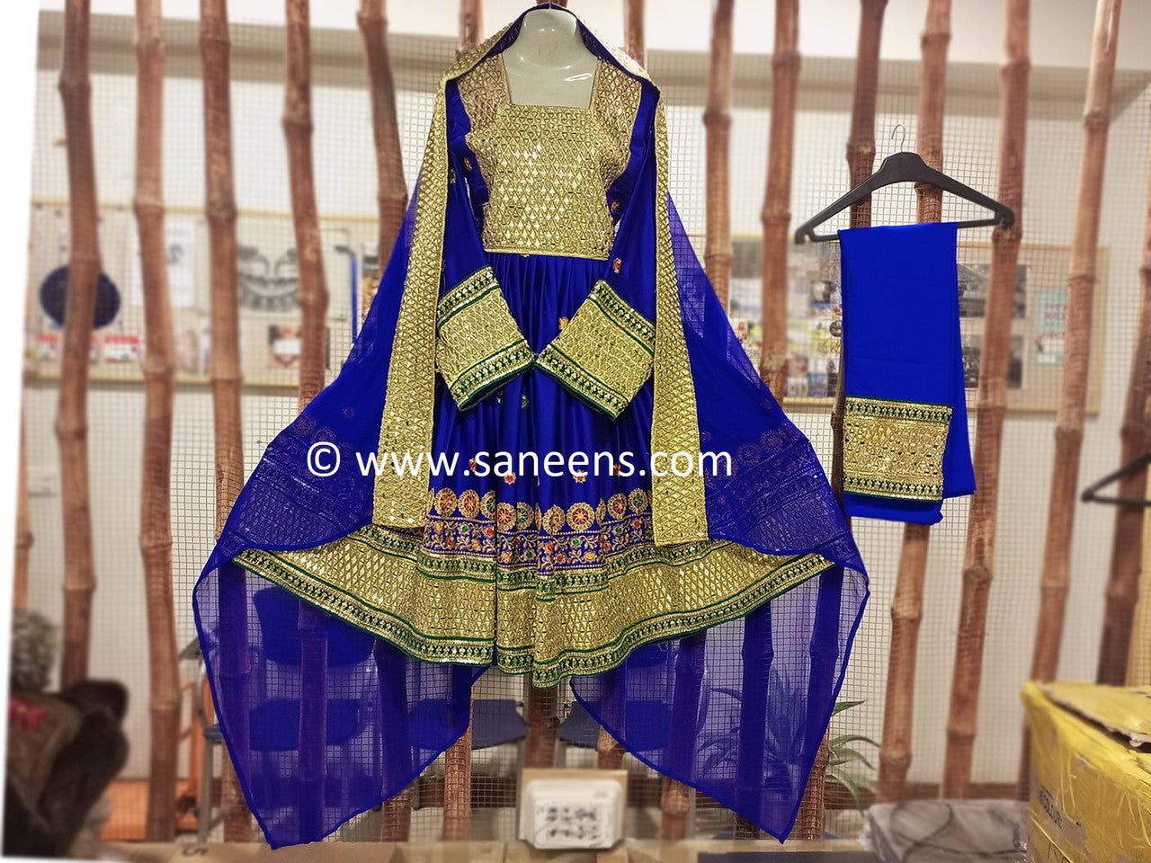 New Afghan fashion mirror work dress online