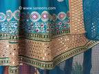 afghan mirror work fashionable dress