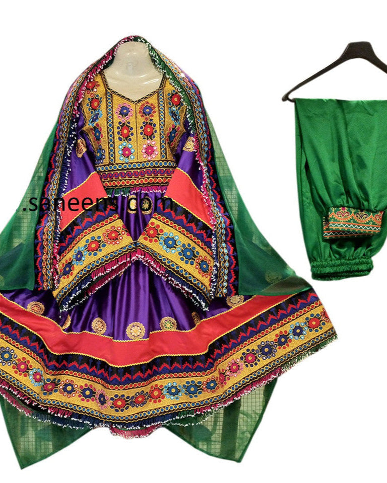 Kuchi Hand Embroidered Bridal Dress
