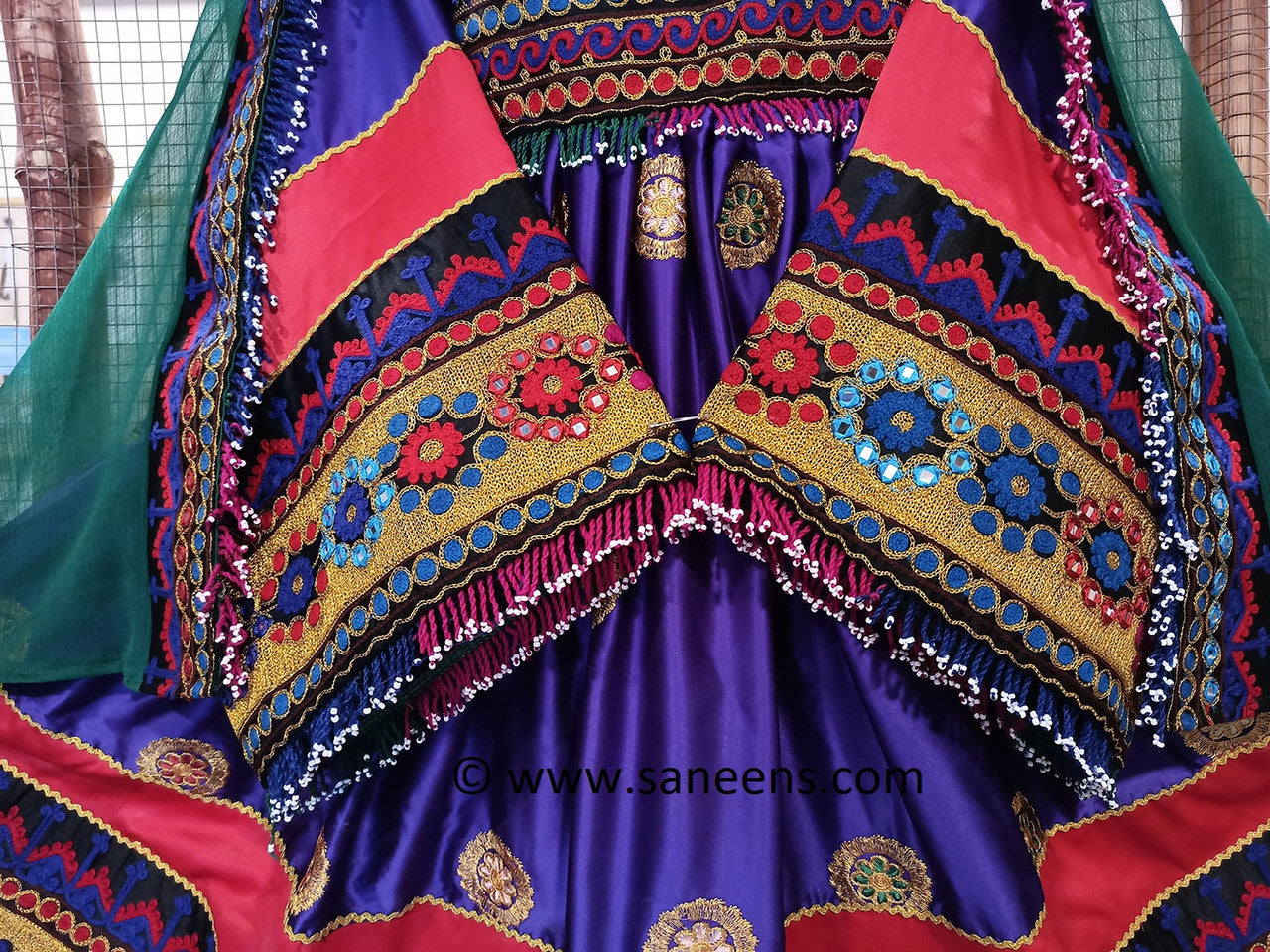 new afghan online clothes by saneens