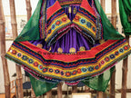 new afghan traditional purple color suit