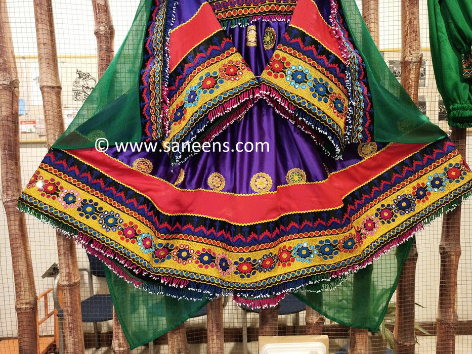 afghan mirror work dress